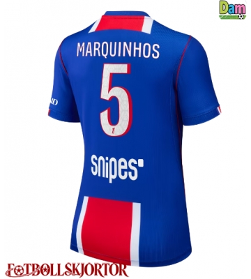 Paris Saint-Germain Marquinhos #5 Hemmatröja Dam 2026-27 Kortärmad